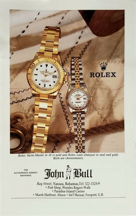 gold Rolex watch ads